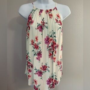 Staccato Floral Halter Top